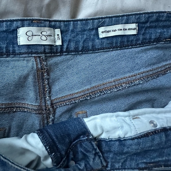 Plus Straight Leg Ripped Jeans - Picture 6 of 6